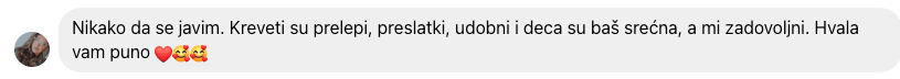 Poruka zadovoljnog kupca