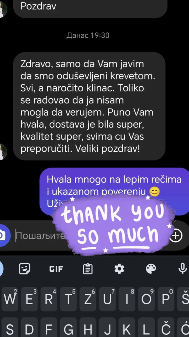 Poruka zadovoljnog kupca