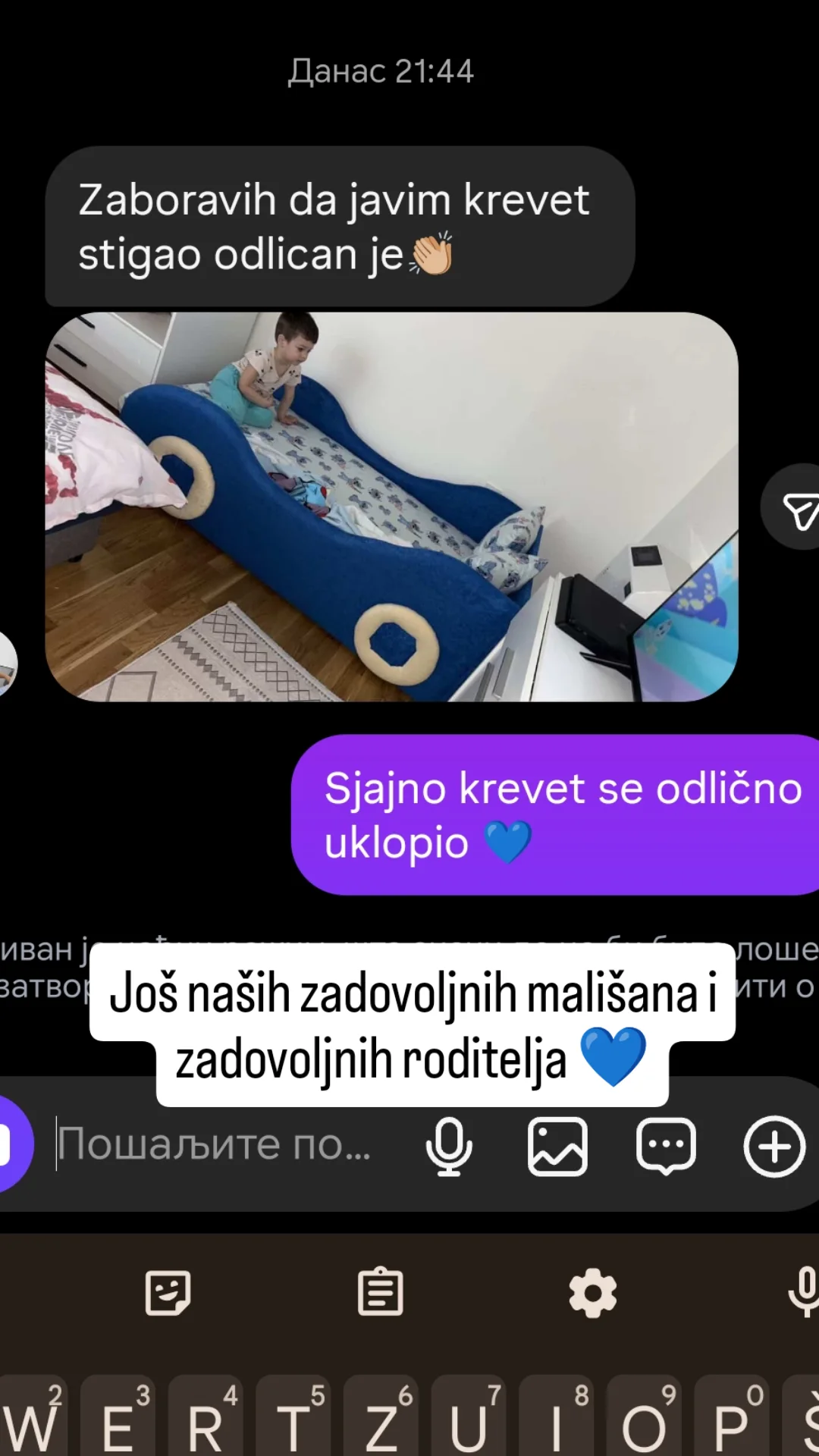 Poruka zadovoljnog kupca